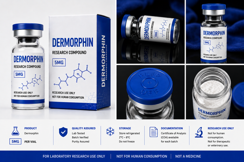 Dermorphin 5mg Research Peptide