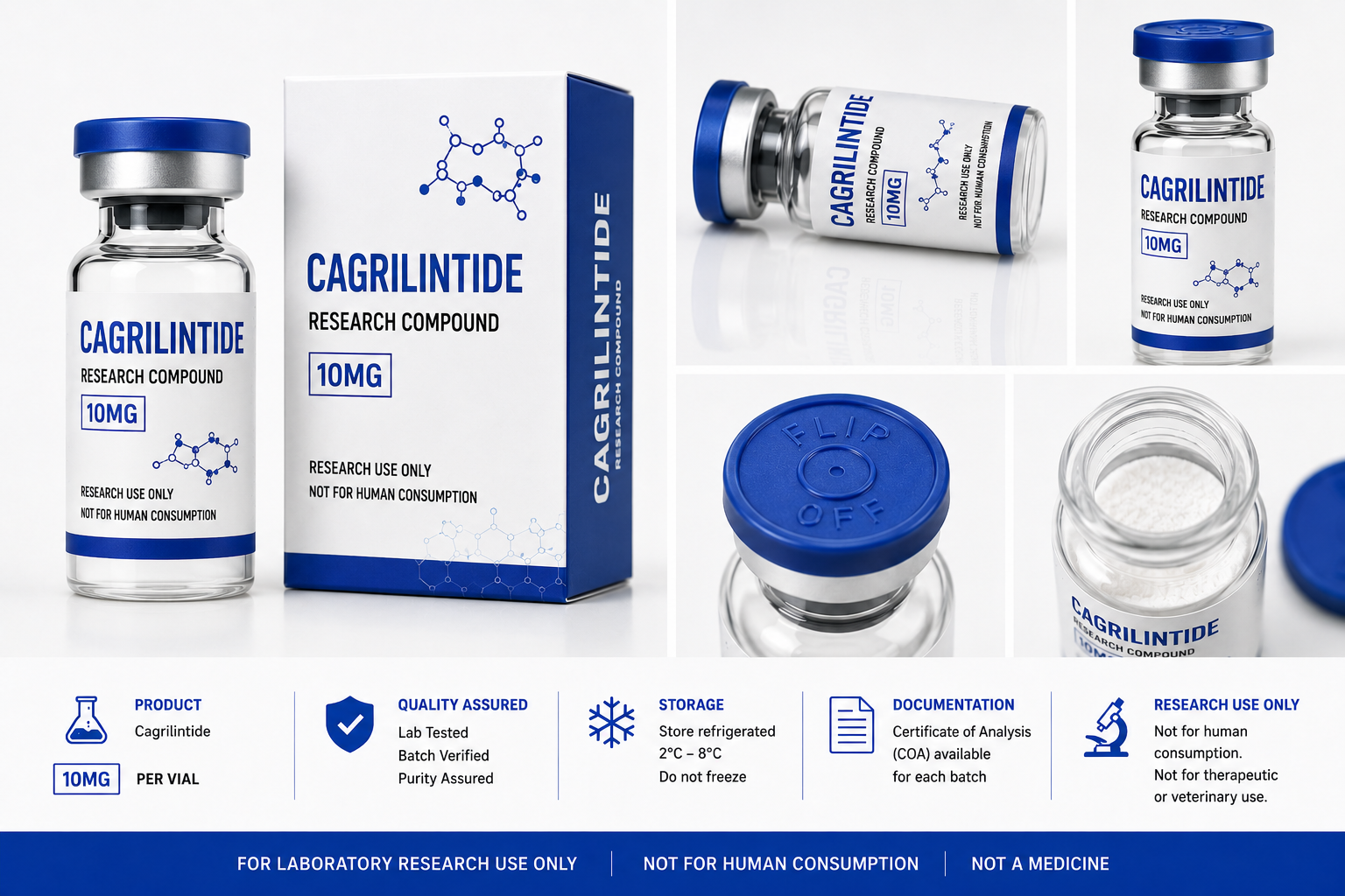 Cagrilintide 5mg Research Peptide
